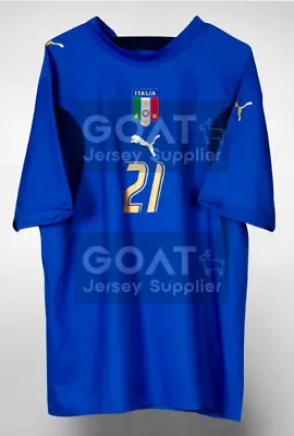 RETRO ITALY 2006 WORLD CUP Football Shirt Soccer Jersey • $99