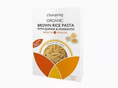 Clearspring Organic GF Brown Rice Pasta With Quinoa & Amaranth 250g • £7.59