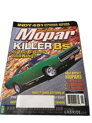 High Performance Mopar Magazine September 2001 Back Issue • $6.50