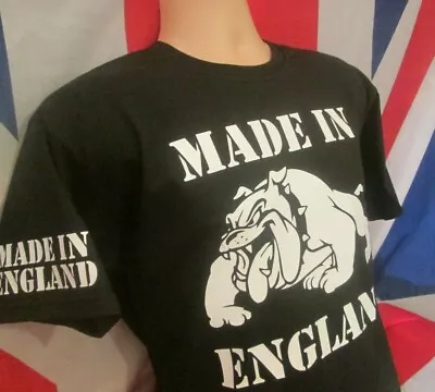 T Shirt England Made In Bulldog . • £15.99