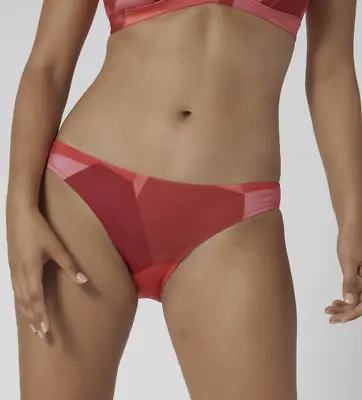 Sloggi Shore Women's Kiritimati Mini Bikini Bottoms Red - Light Combination - M • £7