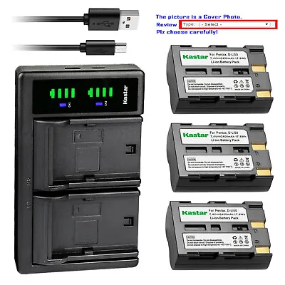 Kastar Battery LTD2 USB Charger For Konica Minolta NP-400 & Dimage A1 Dimage A2 • $23.99