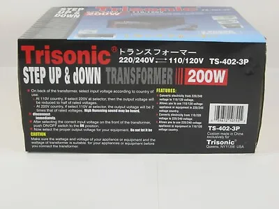 Transformer Step Up/down Voltage Converter 110v To 220v Adapter 100/200/300/500w • $59.99