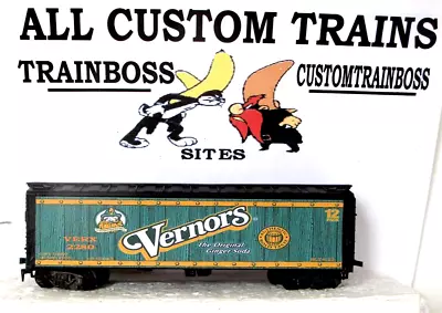 Ho Scale Custom Lettered  Vernors Collectible Reefer Lot Also Avail In O Scale • $33.99