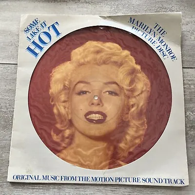 Marilyn Monroe Picture Disc Red Vinyl Some Like It Hot Soundtrack Rare New • $63.58