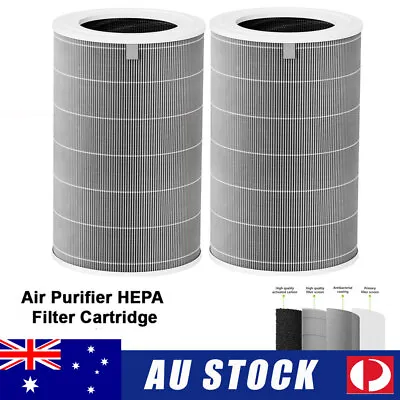 2Pcs For Xiaomi Smart Mi Air Purifier Hepa Filter Replacement 2H 3 3H Pro PM2.5 • $53.19