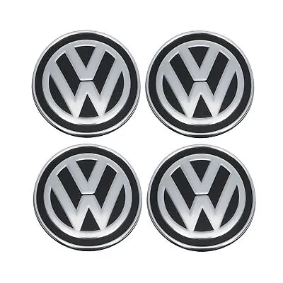 NEW Genuine VW Volkswagen Dynamic Self-Level Center Caps Golf GTI Jetta Arteon • $164.84