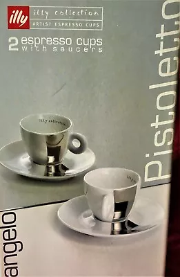 Illy Art Collection Michelangelo Pistoletto 2002 2 Espresso Set • £129