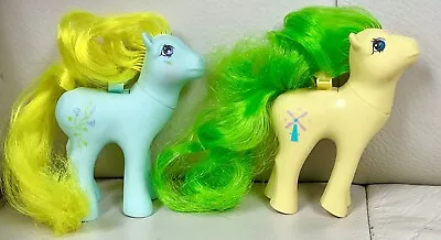 My Little Pony Flutter Ponies G1 Wind Drifter & Morning Glory~No Wings 1980’s • $15.90