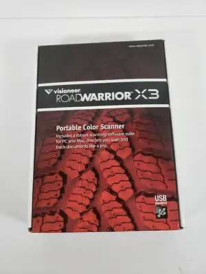 Visioneer RoadWarrior X3 Portable Color Scanner For PC And Mac - New Open Box • $45.60
