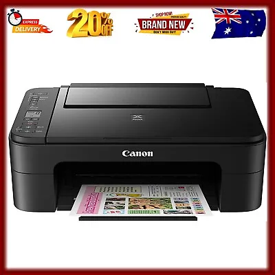 $71.99 • Buy Canon WIRELESS Printer Student Home Office All In One Printer Print Scan - Black