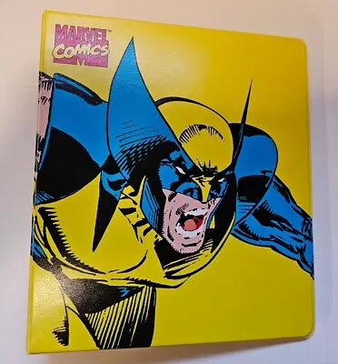 Rare VINTAGE 1994 Marvel Comics Wolverine X-Men Collector's 3-Ring Binder • $65