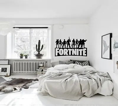 Gamer Fortnite Gaming Wall Art Sticker Decal Transfer CH74 • £20.97