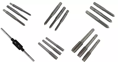 £9.36 • Buy HSS Hand Tap Set Taper Second Plug M4 M5 M6 M8 M10 M12 You Choose Tap Wrench DIY