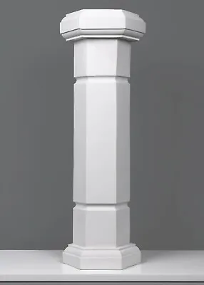 Large Column For Bust - White Marble - Home Decor - 67 Cm / 26.4  • $909.80