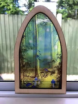 Enchanted Stained Glass Fairy Window By Secret Fairy Door Easter Egg Alternative • £9.99