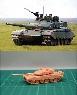 1/144 Chinese ZTZ-99 Main Battle Tank (fine Detail) Resin Kit • $11.80