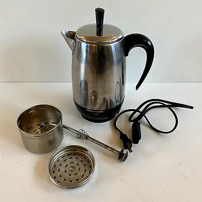 Farberware Vintage Super Fast Fully Automatic Percolator 138 8 Cup Coffee Pot • $29.99