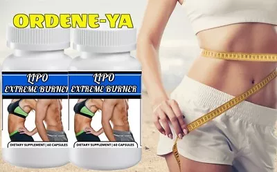 2 Lipo Extreme Burner Bloqueador Carbohidratos Slimming 100% NATURAL Weight Loss • $19.99