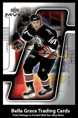 2001-02 Upper Deck MVP Miroslav Satan #23 Buffalo Sabres NHL Hockey • $2.59