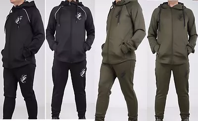  Mens GYM Legend Zip Hoodie Jogging Pant Tracksuit Gym Wear Muscle Fit S-xxl • £39.99