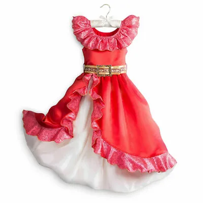 $21.24 • Buy Disney Girls Dress Elena Of Avalor Costume Dress Up Princess Disney Store BNWT