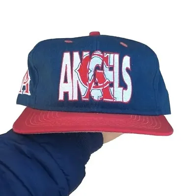 California Angels Anaheim VTG Snapback Cap Hat #1 Apparel New Era RARE 90s MLB  • $64.95