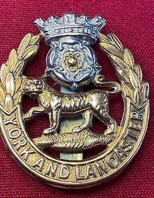Genuine York And Lancaster Regiment British Military Badge - Bimetal • £5.19
