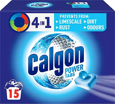 4-In-1 Washing Machine Cleaner And Water Softener Tablets Removes Limescale New • £9.99