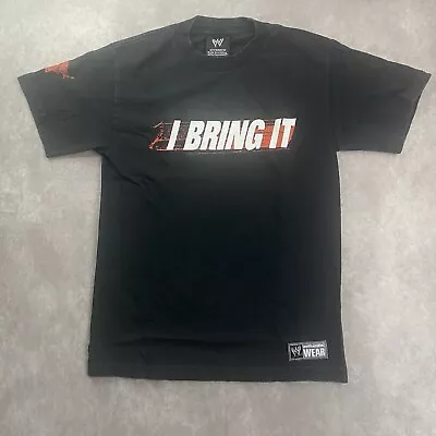 2008 WWE The Rock Dwayne Johnson I Bring It Graphic T-Shirt Size Small Wrestling • $19.99