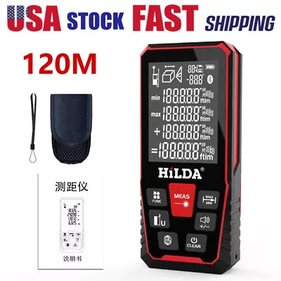 120M Laser Distance Meter Range Finder Measure Handheld Rangefinder Measure Tool • $25.99