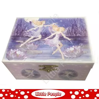 Music Jewel Box 2 Fairies Tune Swan Lake Retired • $18.65