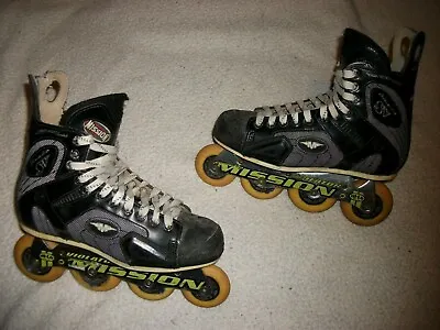 Mission Proto Sv Roller Blades Hockey Skates Adult Size 8 D Nice Shape The Best • $149.99