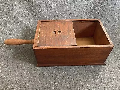 Antique Primitive Wood Voting Ballot Box With Sliding Lid • $75