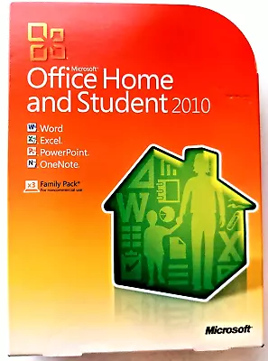 Microsoft Office Home And Student 2010 Software For Windows Used W/ Product Code • $34.95