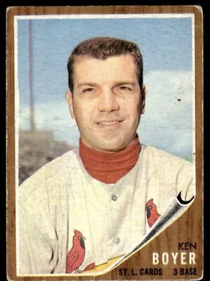1962 Topps Ken Boyer St. Louis Cardinals #370 • $1.50