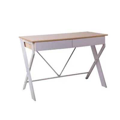 $124.39 • Buy Artiss Computer Desk Office Study Student Writing Metal Table Drawer Cabinet