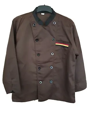 Chef Jacket / Catering  Work  Uniform    Long Sleeve  Stylish Brown Colour  • £8