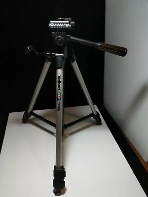 Velbon 5000 Camera Camcorder Tripod Adjustable Aluminum Lightweight 48  • $24.99