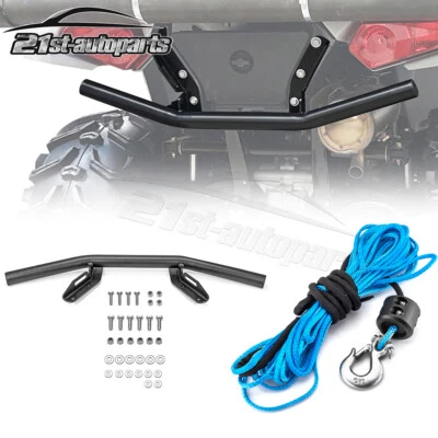 $83.99 • Buy Rear Grab Bar Bumper Front Winch Rope Sets For Polaris Sportsman 400 500 700 800
