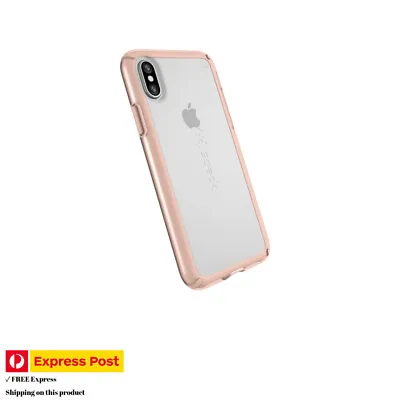$29.95 • Buy Genuine Speck GemShell For IPhone Xs - Clear/Rose Gold - Express Post