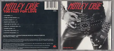 Motley Crue - Too Fast For Love CD ELEKTRA METAL ROCK • $20.89