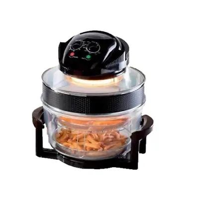 Halogen Air Fryer 17 Litre 17L Duo Racks Convection Bake Grill Black 9526 • £29.99