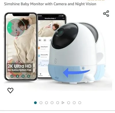 Simshine Baby Monitor With Camera And Night Vision • £30