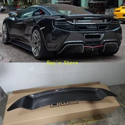 Real Carbon Fiber Rear Trunk Spoiler Wing For McLaren MP4-12C 650S NOV Style • $699.99