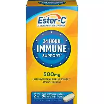 Vitamin C By Ester-C 24 Hour Tablets For Immune Support 500 Mg - 90 Count . • $9.49