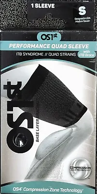 OS1st - QS4 PERFOMENCE QUAD SLEEVE-Small (mid Thigh 15-17 In)-With ITB Brace-NEW • $9.99