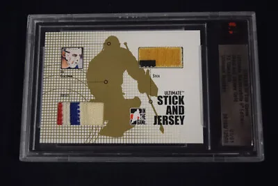 Ed Giacomin 2005-06 Ultimate Memorabilia Stick And Jersey Gold 1/1 Rangers • $99.99