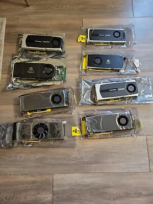 NVIDIA Graphics Card 8 Total For Lot Sale • $274.99