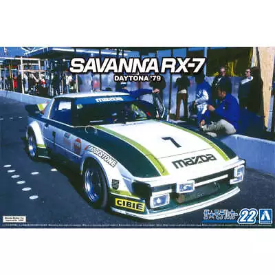 Aoshima A006103 1/24 Mazda SA22C RX-7 Daytona 1979 • $54.99